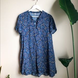 Old Navy Paisley Tunic Dress